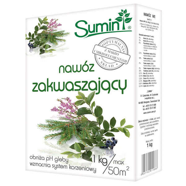 new Sumin Nawóz Zakwaszający 1kg complex fertilizer