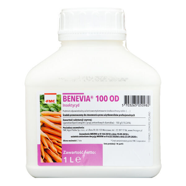 new FMC Benevia 100 OD 1L insecticide