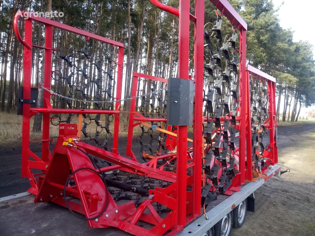 new Agro-Factory New meadow and field trolley, width 6.0 m. meadow aerator