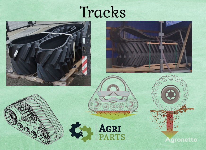 Challenger MT800 rubber track for Challenger crawler tractor