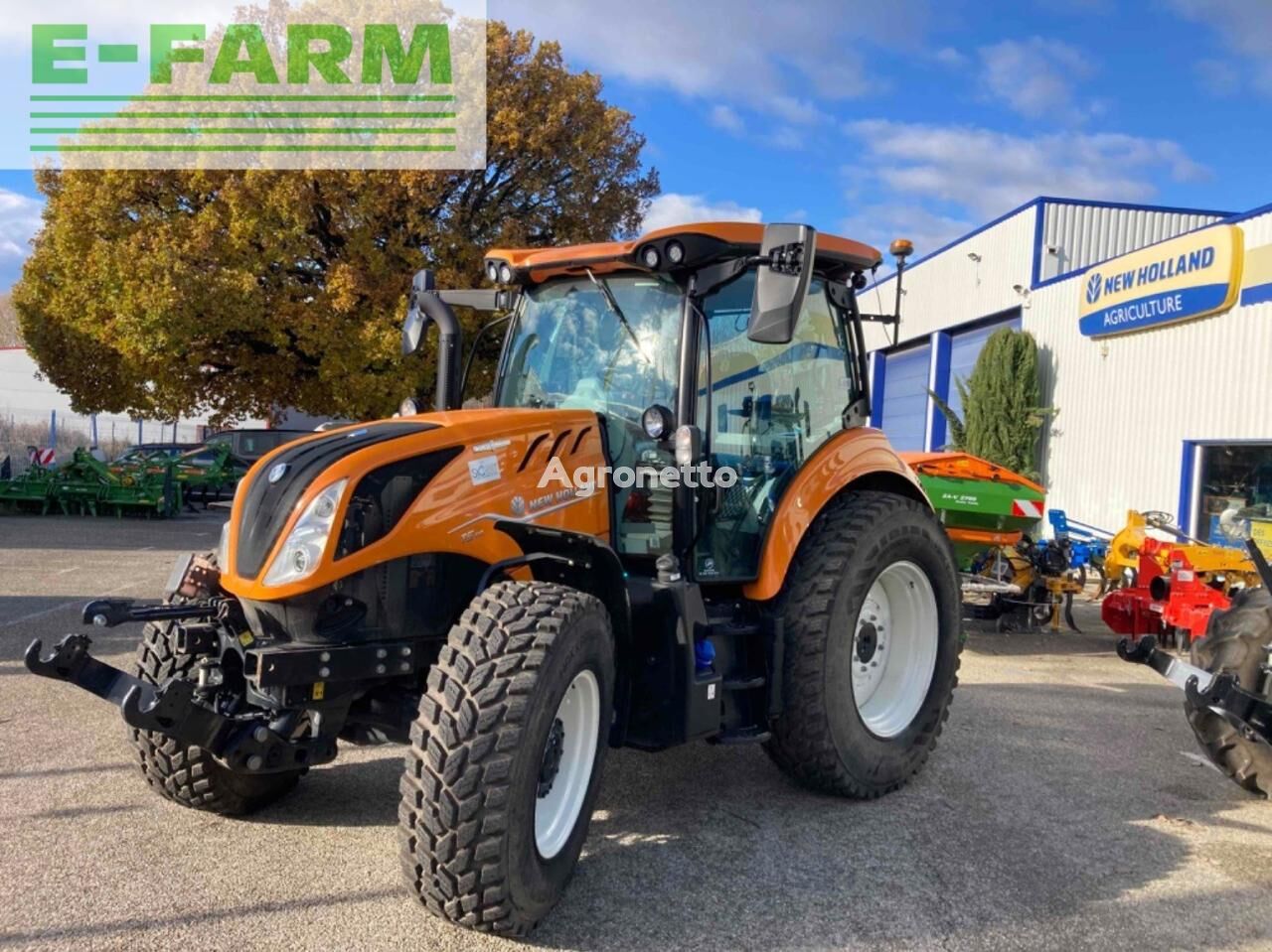 New Holland tracteur agricole t5.110 auto command new holland wheel tractor